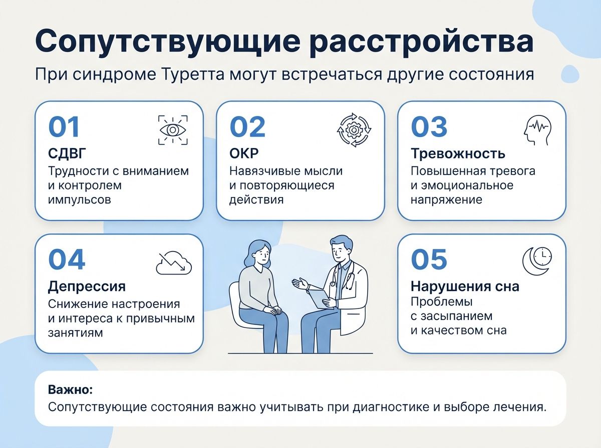 Лечение синдрома Туретта в Свободном инфографика
