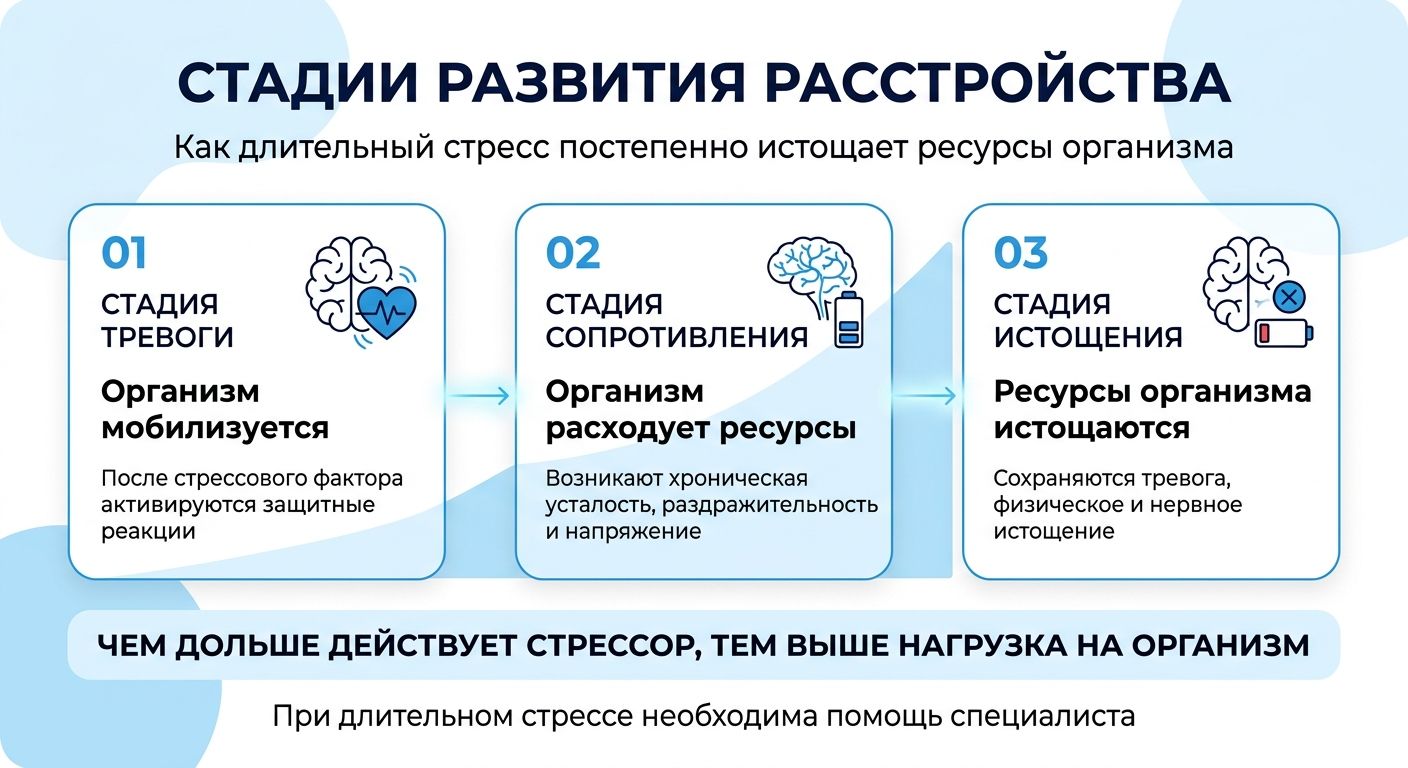 Лечение стресса в Свободном инфографика